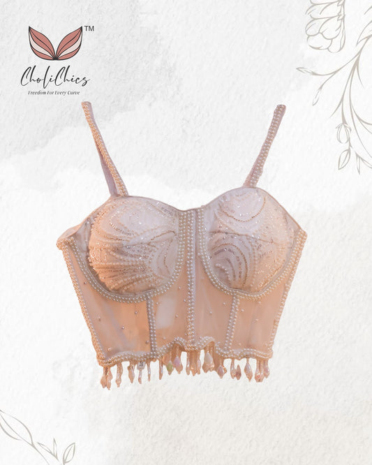 WHITE PEARL CORSET